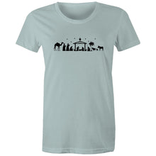 Load image into Gallery viewer, Nativity Scene Women's Christmas T-shirt