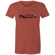 Load image into Gallery viewer, Nativity Scene Women's Christmas T-shirt