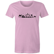 Load image into Gallery viewer, Nativity Scene Women's Christmas T-shirt