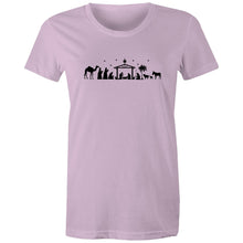 Load image into Gallery viewer, Nativity Scene Women's Christmas T-shirt