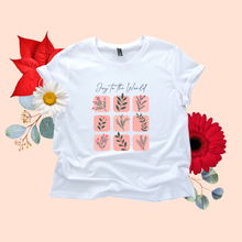 Load image into Gallery viewer, Joy to the World Women's Christmas T-Shirt