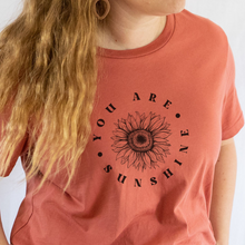 Load image into Gallery viewer, Sunflower - You are Sunshine Women's T-shirt
