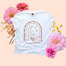 Load image into Gallery viewer, Moon and Stars women's t-shirt