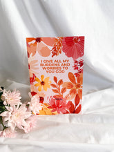 Load image into Gallery viewer, I Give my Burdens and Worries to God - Christian Notebook