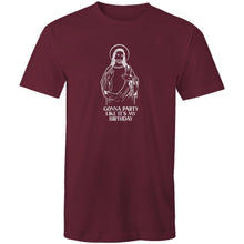 Load image into Gallery viewer, Jesus' Birthday Mens Christmas T-Shirt