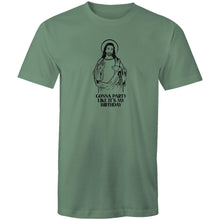 Load image into Gallery viewer, Jesus' Birthday Mens Christmas T-Shirt
