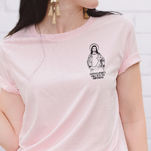 Load image into Gallery viewer, Jesus&#39; Birthday Women&#39;s Christmas T-Shirt Pocket Placement
