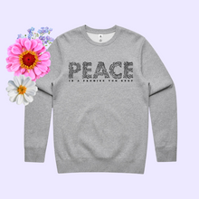 Load image into Gallery viewer, Peace is a Promise Crew Neck Jumper
