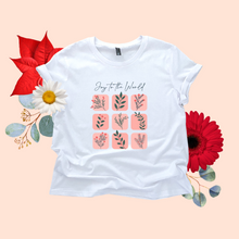 Load image into Gallery viewer, Joy to the World Women&#39;s Christmas T-Shirt
