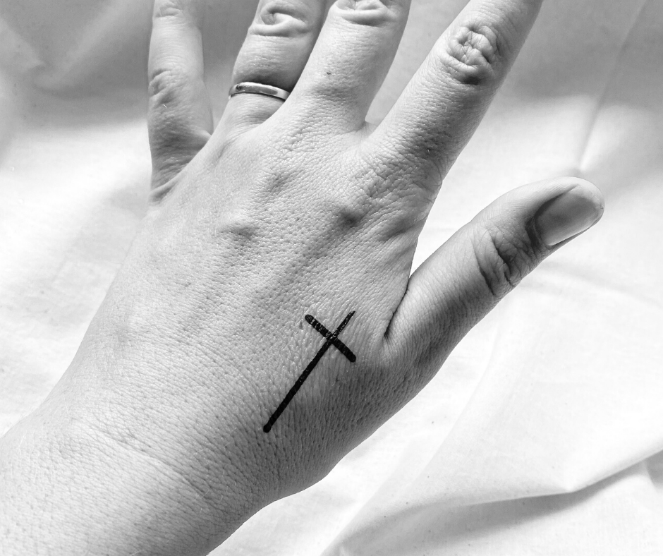 Cross Temporary Tattoo