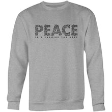 Load image into Gallery viewer, Peace is a Promise Crew Neck Jumper
